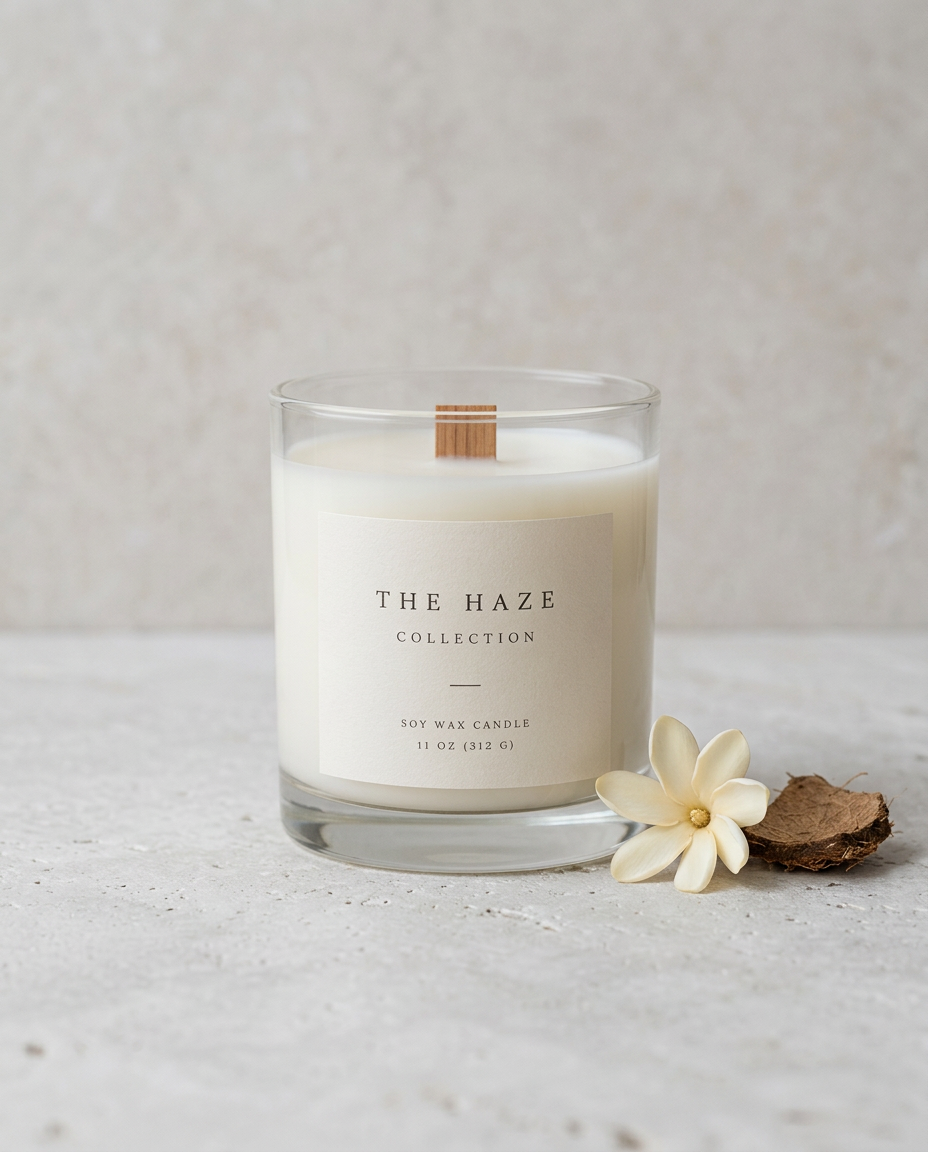 Ingredients evoking Beach Blossom: Coconut Water, Tiare Flower, Sandalwood