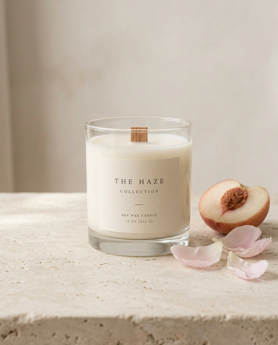 Ingredients evoking Champagne at Midnight: White Peach, Peony, Vanilla