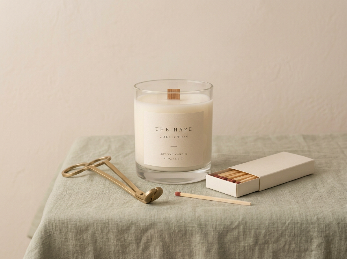 The Candle Ritual: 11 oz candle, Matches, Wick trimmer